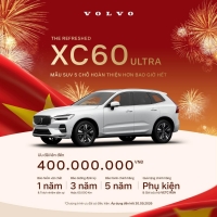 Volvo XC60 Ultra Giảm tới 400 Triệu xã kho trong tháng 8 năm 2026