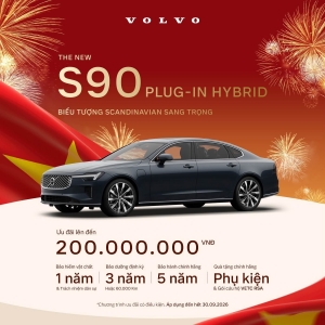 Volvo S90 Plug in Hybrid Giảm 200 Triệu Xã Kho trong tháng 8 năm 2026